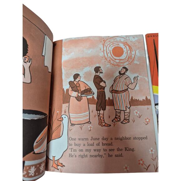 Arch Books A Loud Buble Stories With Vinyl Records - Fisherman - Boy With Lunch - Picture 4 of 5